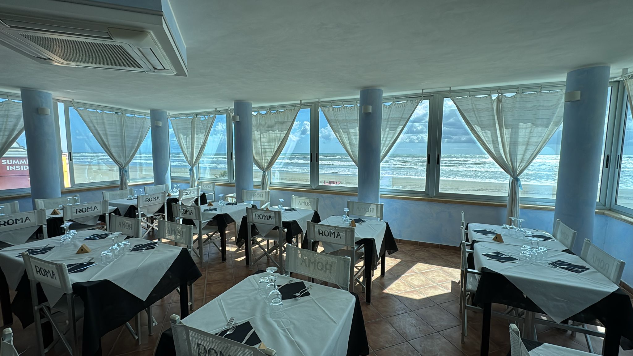 Sala ristorante panoramica